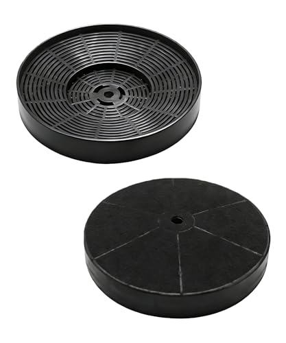 2 filtros de carbono WRHF003S2 para campana extractora Winflo de 30 pulgadas convertible de acero inoxidable templado de montaje en pared BA82-OD22