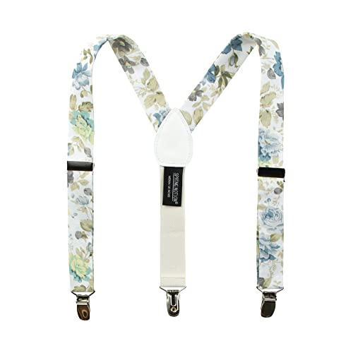 Image of Spring Notion Boys' 4-Piece Floral Suspenders Outfit