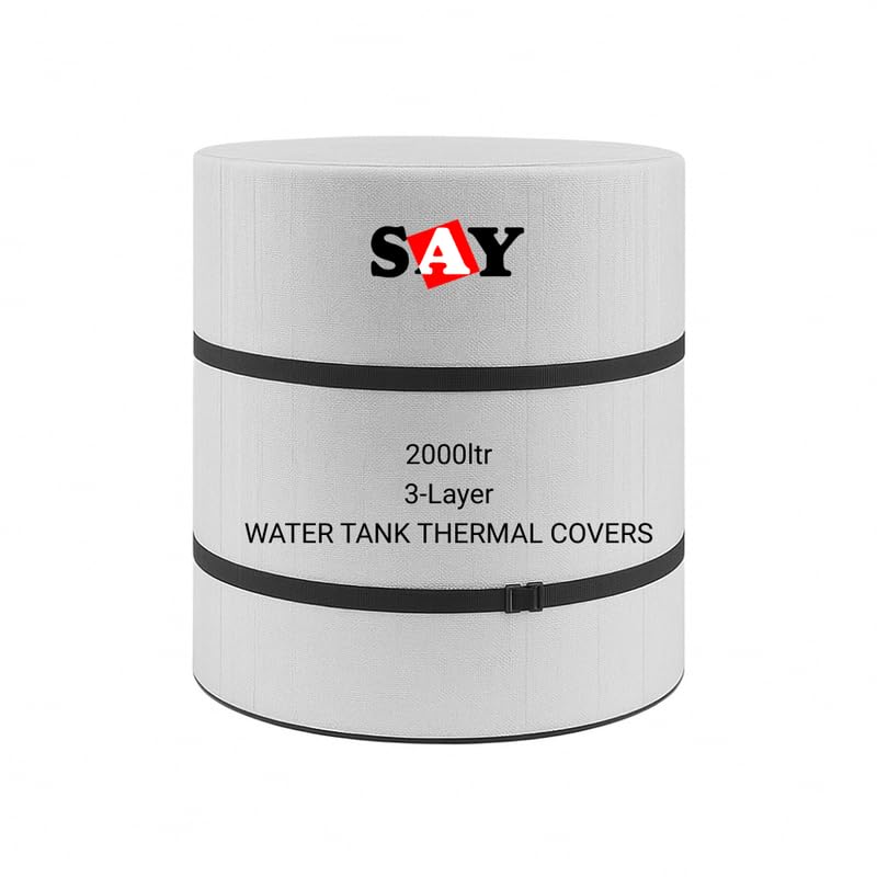 SAY Water Tank Insulation Cover 2000 Liters | Thermal Water Tank Shield | Three Layer Protection to Protect from Hot and Cold Weather | Water Tank Cover-image-25