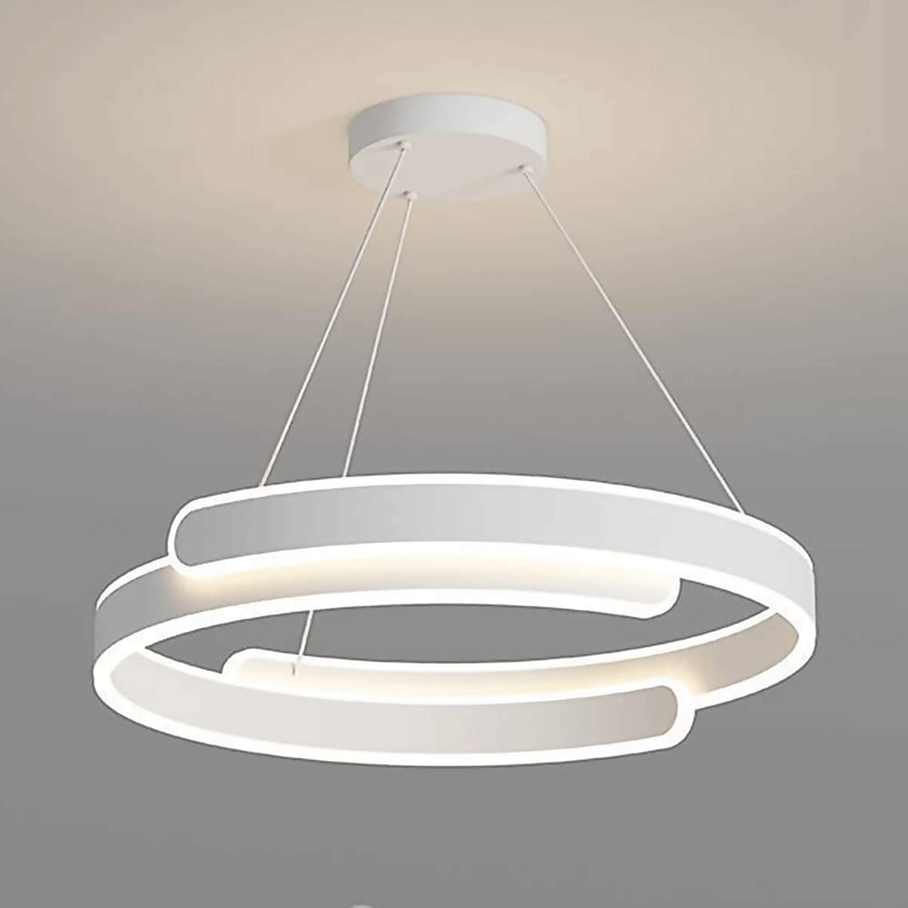 Suspension anneau LED moderne pour sublimer l'ambiance de votre salle à manger
