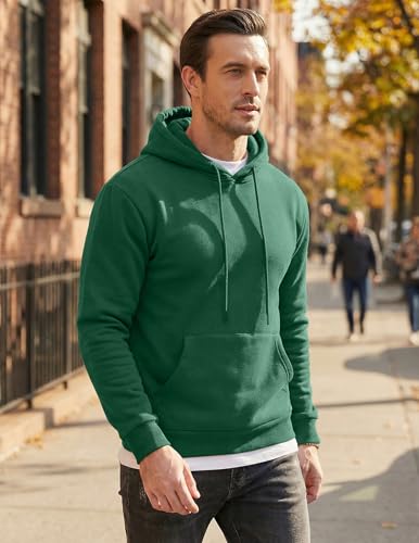 Image of JMIERR Mens Casual Oversized Hooded Collar Drawstring Cotton Hoodies Pullover Sweatshirts Casual Long Sleeve Shirts