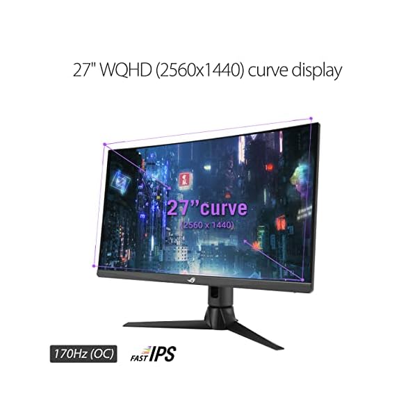 ASUS ROG Strix XG27AQV 27", WQHD, Fast IPS, 170 Hz (OC), 1 ms, FreeSync Premium - Image 3