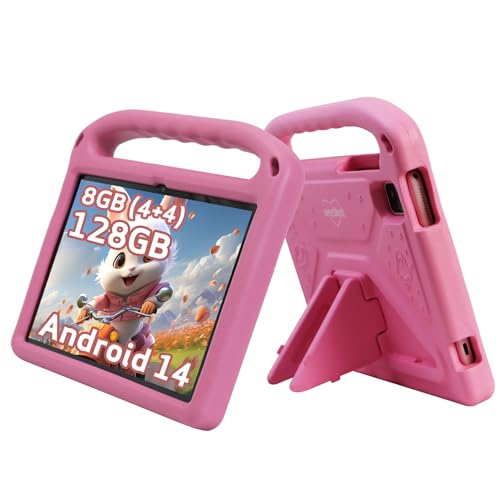 weelikeit Tableta para niños Mejorada 2024 de 10 Pulgadas, Tableta Android 14 para niños con...