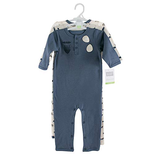 Image of Hudson Baby Baby Cotton Union Suit, 3 Pack