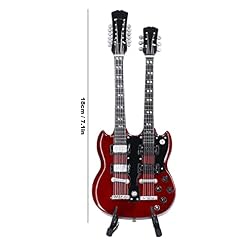Modèle de guitare, modèle d’instrument de musique de mini guitare électrique élégante de guitare miniature en bois de 7… - Les Beatles, Paul McCartney, John Lennon, RIngo Starr, George Harrison Modèle de guitare, modèle d'instrument de musique de mini guitare électrique élégante de guitare miniature en bois de 7… – Image 6