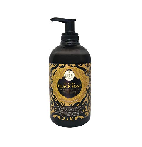 Nesti Dante Liquid Soap Luxury Black mit Aktivkohle, 500 ml