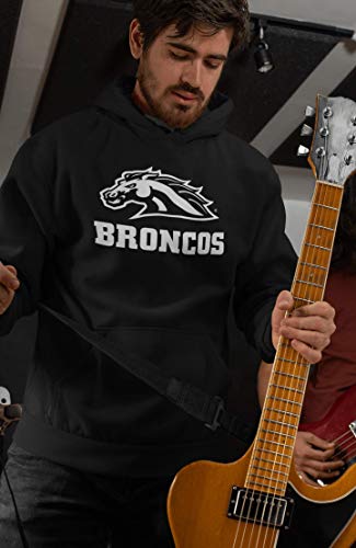 CreateMyTee | Broncos One Color Western Michigan Hooded Sweatshirt |2