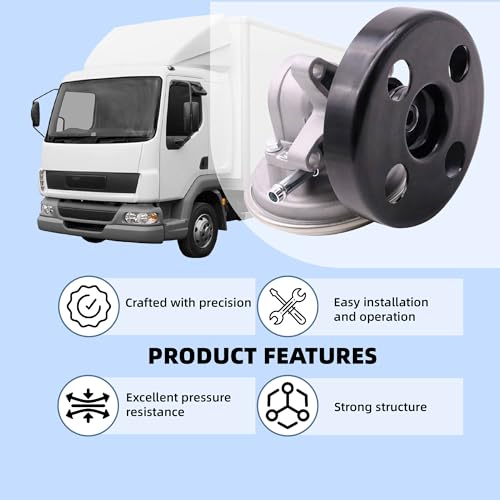 Bomba de Vacío para Freno con Polea para Isuzu NPR 6.0L, Incluye Bomba 8972410351 y Polea Plana 8972414162 para Isuzu NPR 2003–2007 Aplicaciones N-Gas miniatura 7