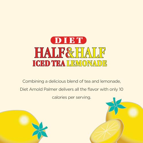 Image of AriZona Diet Arnold Palmer - Half and Half, Big Can, 22 Fl Oz (24 Pack)