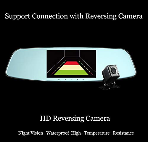 Dash cam écran tactile 5 pouces Full HD double objectif 140° - 2