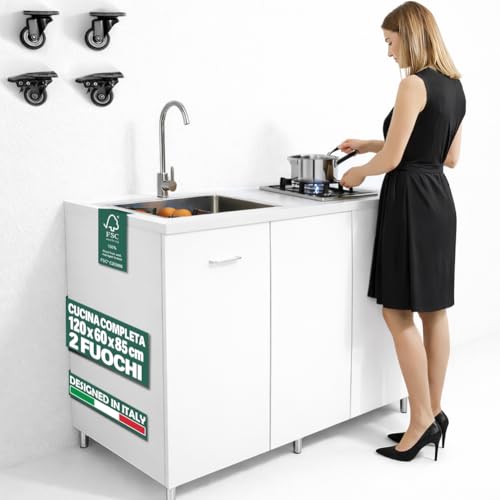 Shally Dogan Cucina Completa Monoblocco 120 x 60 x 85