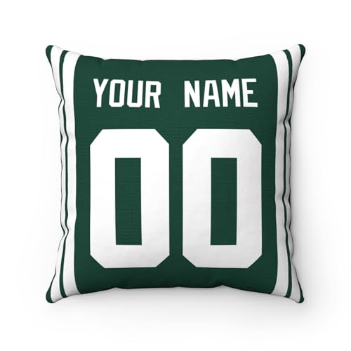 Image of ANTKING Throw Pillow 2 Pack Custom Any Name and Number Personalized Gift for Men Women Boys
