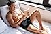Uniexcosm Bambus Boxershorts Herren (2er - 6er Pack) Männer Unterwäsche Unterhosen Ohne kratzendes Etikett Atmungsaktive Retroshorts Boxer 4 Pack Schwarz XL
