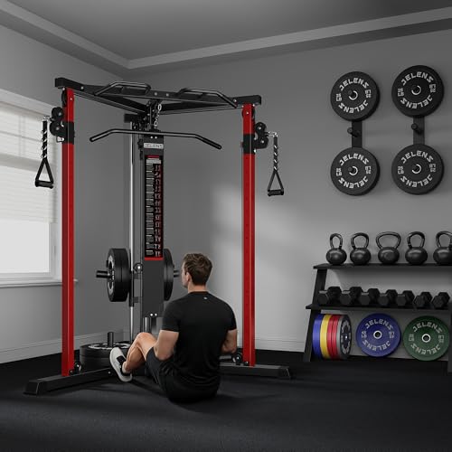 Image of CC01 Cable Crossover Machine with High and Low Pulley System, Functional Trainer with Pull Up Bars and Optional Bundle, Cable Machine for Home Gym Power Workout