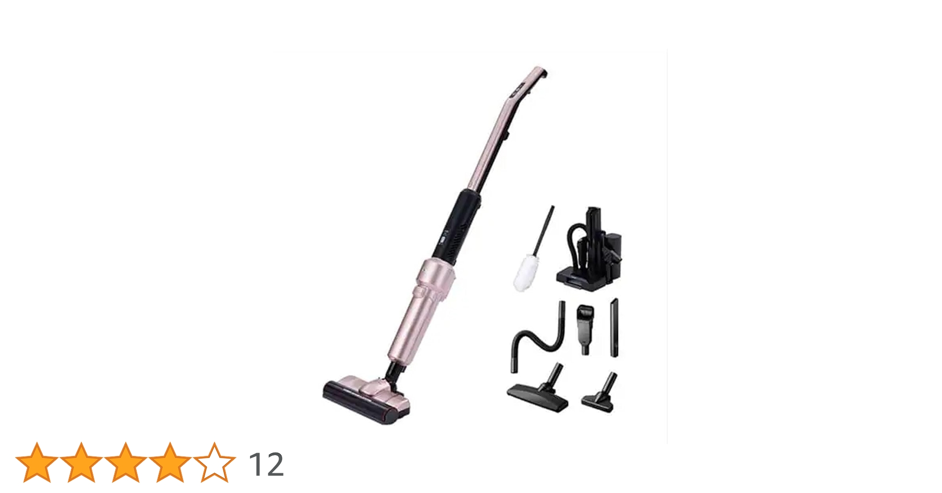 Amazon | 極細軽量スティッククリーナー モップ・マルチツール付 SBD