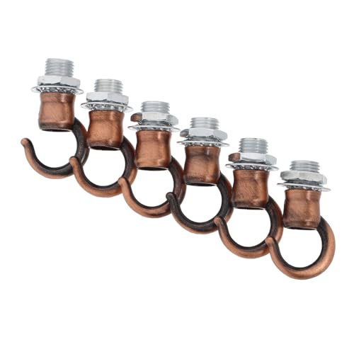 ibasenice 6pcs Heavy Duty Thread Lantern Hooks for Pendant Lights Chandeliers Versatile Ceiling Fixture Accessories Easy Installation Secure Hanging for Home Decor