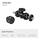 SmallRig Cool Ballhead, Multi-Function Double Ball Dead Adapter with Shoe Mount & 1/4