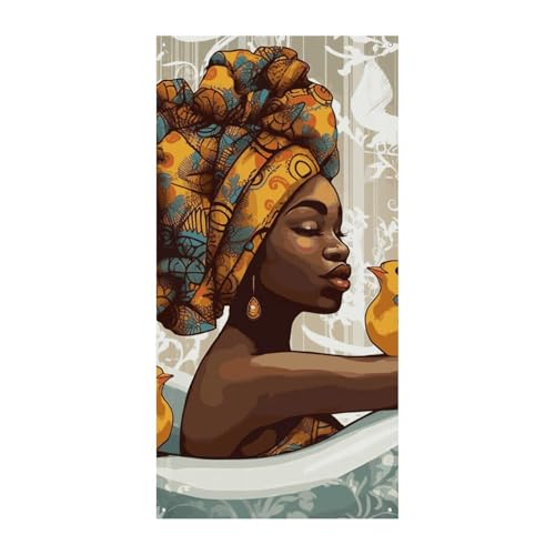 Bannière de porte africaine pour habiller un porche ou une entrée