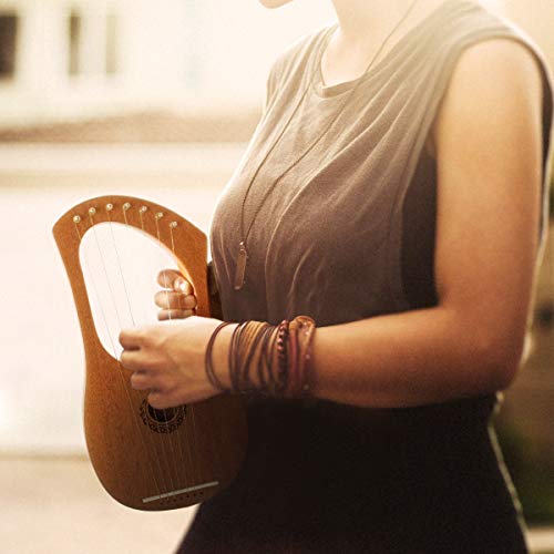 Aklot Lyre Harp 7 cordes Lyre Harpe - Image 8