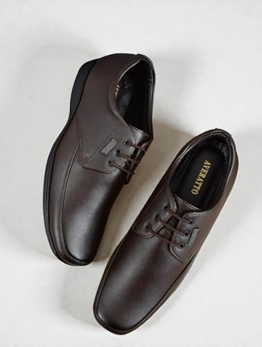 Image of Men's Formal Derby Shoes, Synthetic Leather Upper, Airmix Sole, Classic Style for Business and Formal Occasions