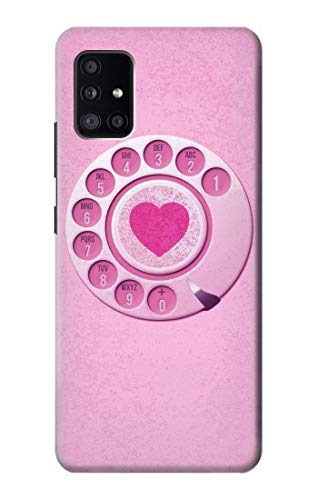 Housse Samsung A41 rose retro l'accessoire tendance telephone rotatif pour vos sorties