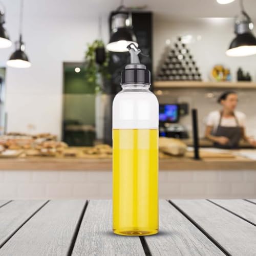 Image of Plastic Oil Dispenser Bottles for Kitchen | Leak-Proof Cooking Oil Container with Measuring Scale| Easy Pouring Oil Bottle for Home & Restaurant Use (2 x 1000ml) Pack of 2, Clear