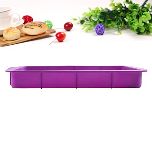 Milcraft Silicone Rectangular Cake Pans Easy Demoulding, 13 By 9-Inch,Purple,Non-Stick European-Grade Silicone #TOP3