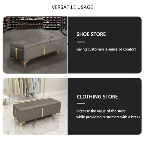Ottoman de rangement gris pour sublimer votre bout de lit - 7