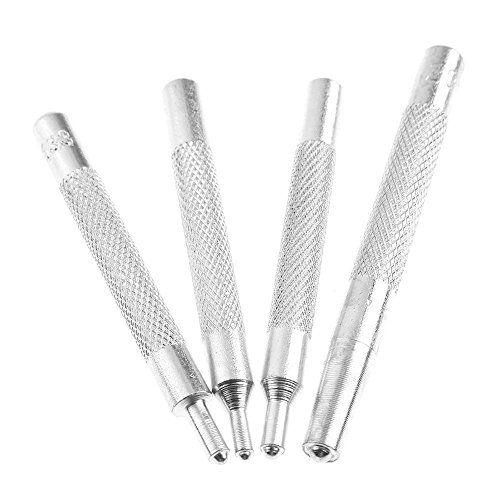 11 Pcs Set DIY Leather Tool Die Punch Hole Snap Rivet Fastener Buttons Installation Tool Kit for Leather Handicrafts Accessories