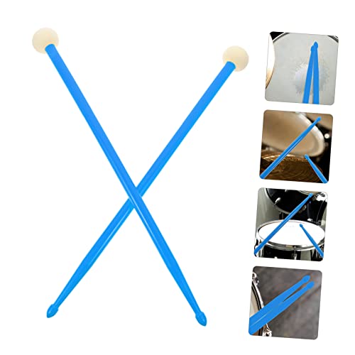 FAVOMOTO 2 pares de baquetas de doble extremo para performance y práctica en múltiples instrumentos de percusión miniatura 2