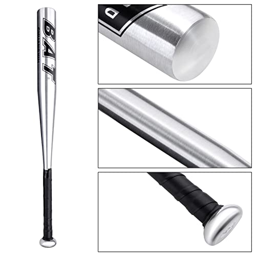 25'' (63,5 cm) Alloy Baseballschläger mit 9'' Softball Sport Schläger Handschuhe für die Linke Hand Leichtes Sporttraining Slugger Training Erwachsenen-Outdoor-Spiel Balken