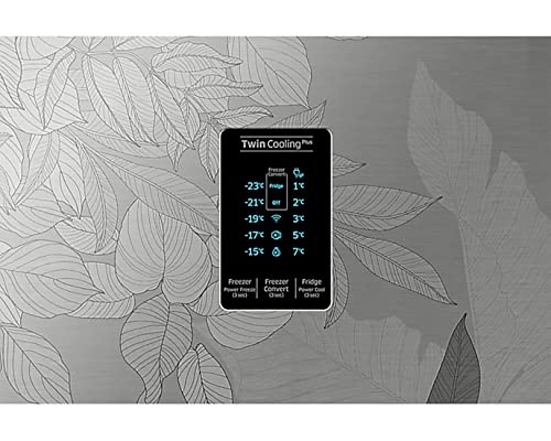 Image of Samsung 324L 3 Star Frost-Free Double Door Refrigerator Appliance (RT34B4513QB /HL, Bouquet Silver, 2022 Model)