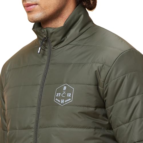 Image of Being Human Navy Regular Fit Men's Jacket Clothing