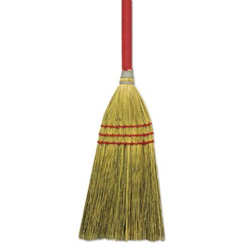 Boardwalk Corn/Fiber Lobby Brooms, 48", Gray/Natural - Includes 12 Brooms. #TOP18