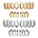 Hip Hop Teeth Grills 2 szt. Taizer Den Must u góry Grill Zęby Grill Zęby Grills Grills Vampire Teeth Grills