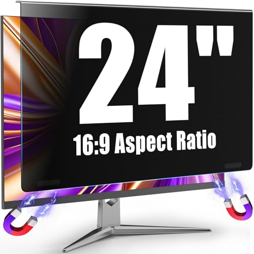 Image of 22 inch & 24 inch Hanging Magnetic Computer Privacy Shield
