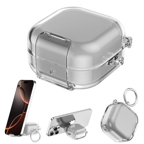 Funda gris de silicona Samsung Galaxy Buds 4 para uso diario activo