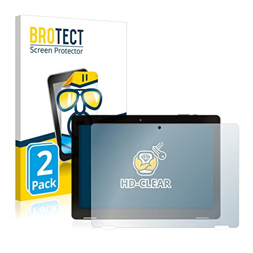 Image of brotect Screen Protector compatible with Hannspree Pad Apollo 2 (2 Pack) - HD-Clear Protection Film