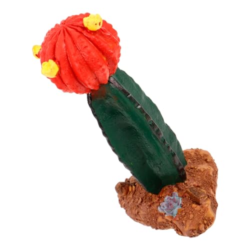 ABOOFAN Adornos De Cactus Exterior Decoración del Hogar Plantas De Helechos Falsos Señal De Neón Mini Vides Planta Artificial Tapa Percha Hojas Falsas Plátano Al Aire Libre Resina Green