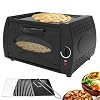 Tandoor Oven Mini - 12L Pizza Chapati Roti Lahmacun Naan Bread Maker with Baking Tray and Handle for Takeaway Kitchen Appliances