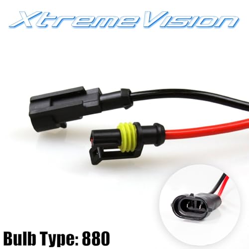Image of XtremeVision AC HID Xenon Replacement Bulbs - 880 /881 8000K - Medium Blue (1 Pair)