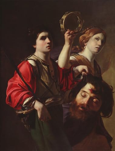Posters et art pour décoration chambre Bartolomeo Manfredi peinture murale 60x90