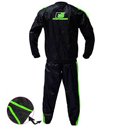 image for FIGHTSENSE MMA Sauna Sweat Suit Non Rip Track Weight Loss Slimming Fit