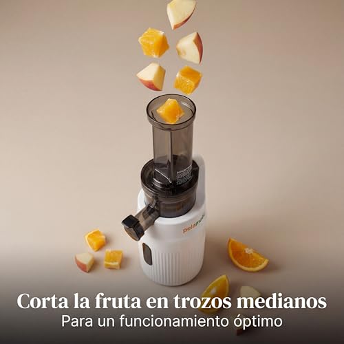 Miniatura 4 de Zuminstant Compacto - Exprimidor Eléctrico De Zumo: Prensado En Frío, Rico En Nutrientes, Licuadora Sin Espuma, Ahorro De Espacio, Elegante Y Versátil - Para Frutas Y Verduras Frescas - 100w Blanco