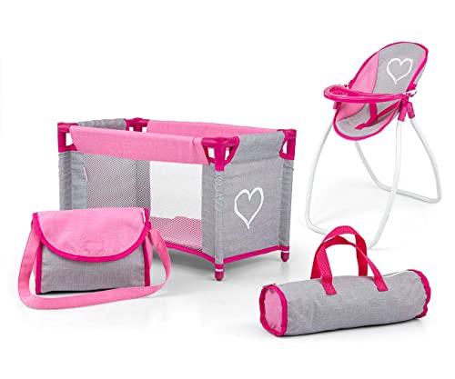 Ensemble d'accessoires pour poupée 3-en-1 Elsa Prestige Milly Mally