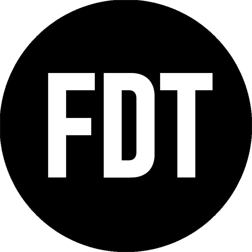 Brian Bula4 FDT Stickers 2.5" Fuck Donald Trump Sticker Round 16,000+ Anti Trump Messages Sent