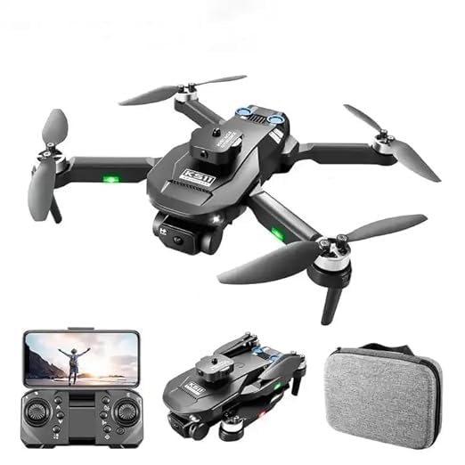 Image of FITIJA-Drone-with-4K-Camera-WiFi-FPV-1080P-HD-Dual-Foldable-RC-Drone-Altitude-Hold-Headless-Mode-Visual-Positioning-Auto-Return-App-Control-Multicolor-4 (D12)