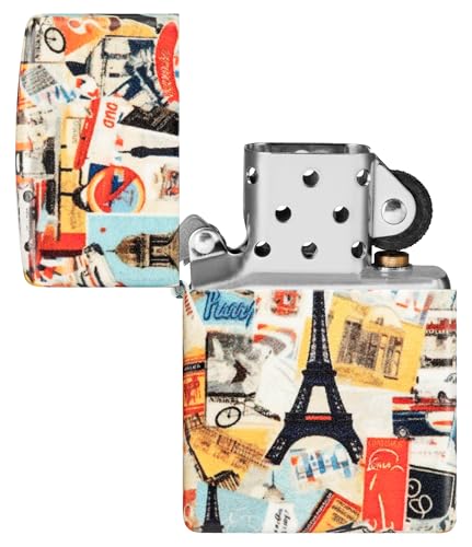 Encendedor Zippo Travel Stickers Classic Metal miniatura 2