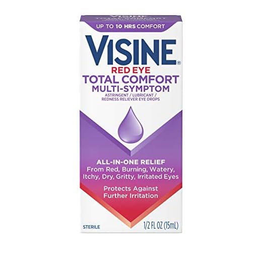 Visine Visine Red Eye Total Comfort Multi-symptom Eye Drops, 0.5 Fl. Oz, 0.5 Fl Oz (Pack of 12)