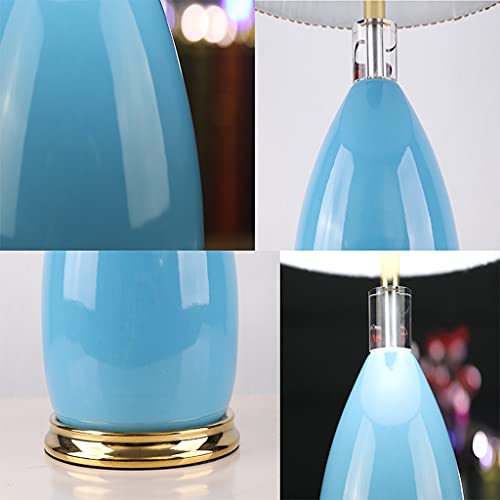 Lampe de chevet de chambre à coucher en céramique douce - 6